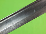 US WW2 WWII Custom Made San Antonio IRONWORK Sword Blade Fighting Knife & Sheath