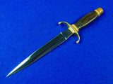 Custom Made Handmade W.D. Bill HEATH Stiletto Hunting Fighting Knife w/ Sheath