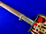 Vintage Well Made Replica of Scottish Scotland Basket Hilt Sword w/ Scabbard