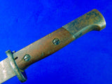 Yugoslavian WW2 German Occupation Mauser K98 S 109 J Bayonet Knife w/ Scabbard