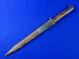 Yugoslavian WW2 German Occupation Mauser K98 S 109 J Bayonet Knife w/ Scabbard