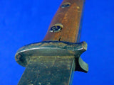 Yugoslavian WW2 German Occupation Mauser K98 S 109 J Bayonet Knife w/ Scabbard