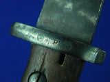 Yugoslavian WW2 German Occupation Mauser K98 S 109 J Bayonet Knife w/ Scabbard