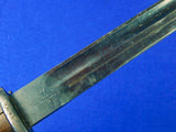 Yugoslavian WW2 German Occupation Mauser K98 S 109 J Bayonet Knife w/ Scabbard