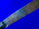 Antique Vintage Old African Africa Short Sword Knife w/ Scabbard