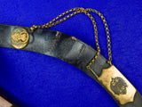 Antique German Germany 19 Century Hussar's Cross Belt with Pouch