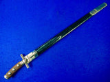 Antique Early 19 Century German Germany Silver Hunting Dagger Sword w/ Scabbard Knife