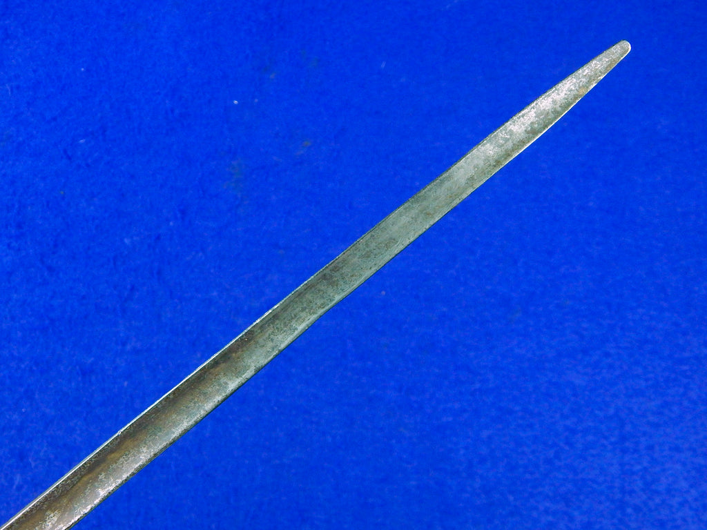 Antique 19 Century French France Rondel Triangle Blade Fighting Knife ...