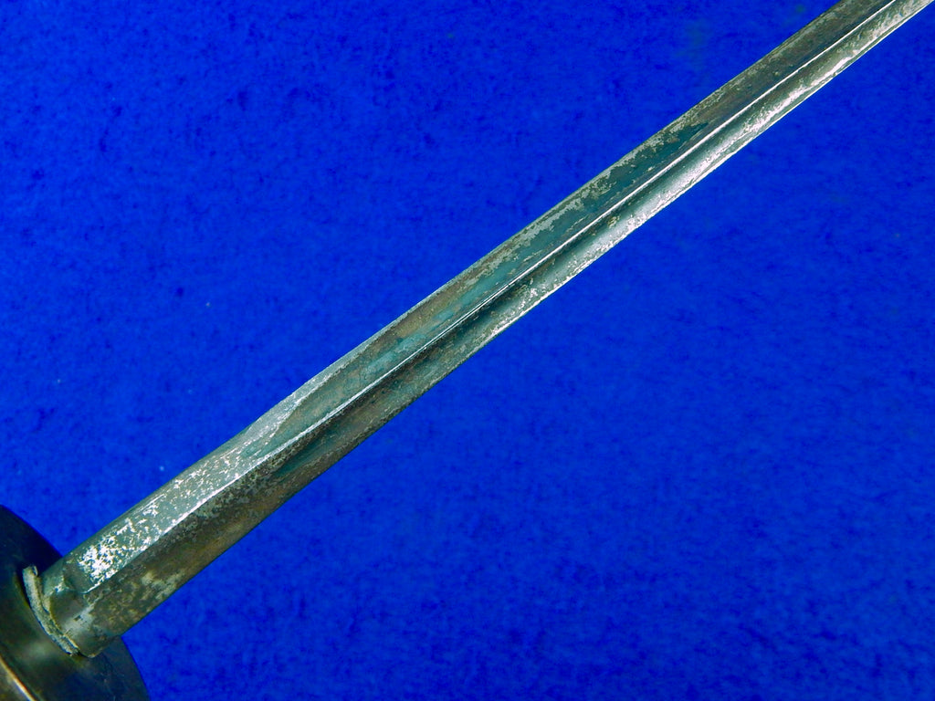 Antique 19 Century French France Rondel Triangle Blade Fighting Knife ...