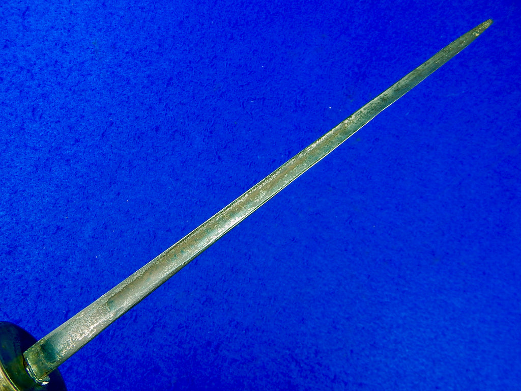 Antique 19 Century French France Rondel Triangle Blade Fighting Knife ...