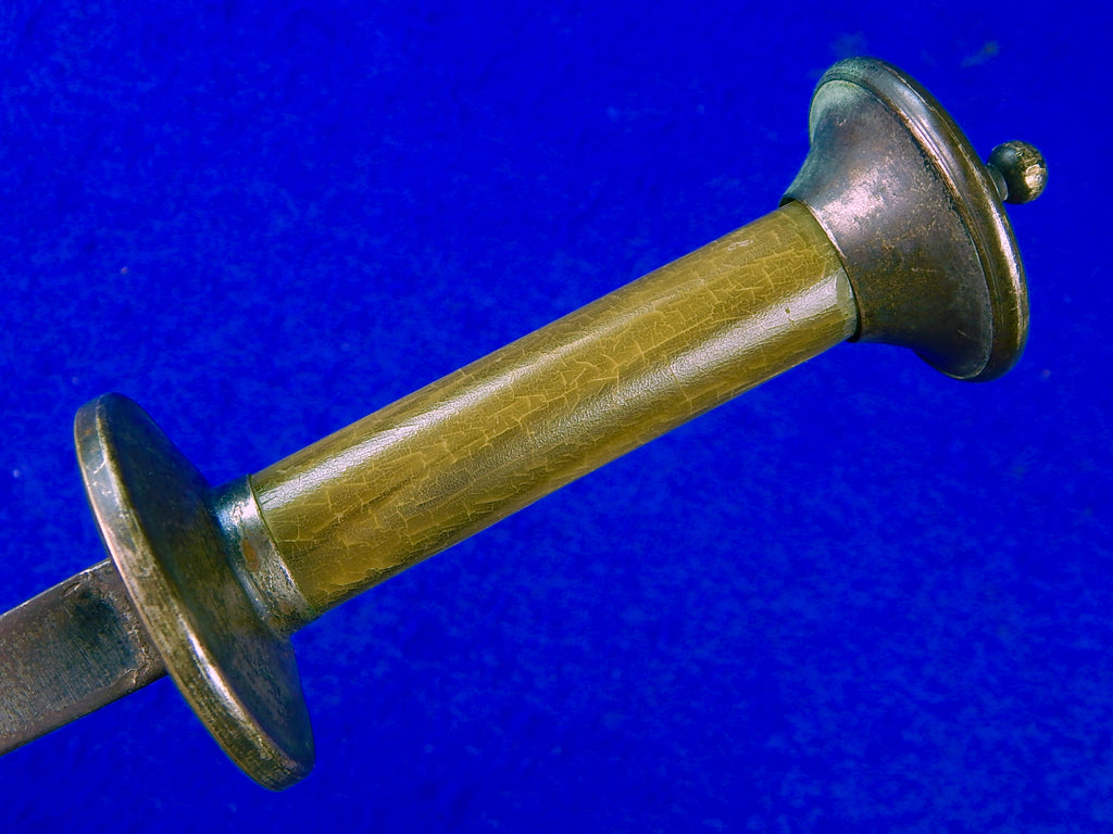 Antique 19 Century French France Rondel Triangle Blade Fighting Knife ...