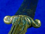 Antique 18 Century French France British English Figural Fighting Knife Dagger