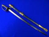 Antique US Civil War German Made Presentation Engraved Foot Officer's Sword