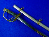 Antique US Indian Wars Model 1872 Cavalry Sword w/ Scabbard