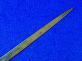 Antique Old US WW1 Navy USN Engraved Sword Blade