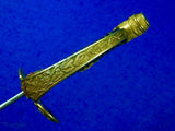 Antique German Germany WW1 Damascus Blade Presentation Officer's Sword w/ Scabbard