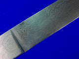 Antique Germany German 19 Century M. NEUMANN HOFLIEFERANT Damascus Hunting Sword Dagger Knife