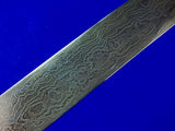 Antique Germany German 19 Century M. NEUMANN HOFLIEFERANT Damascus Hunting Sword Dagger Knife