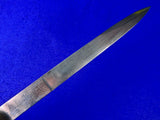 Antique Germany German 19 Century M. NEUMANN HOFLIEFERANT Damascus Hunting Sword Dagger Knife