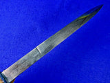Antique Germany German 19 Century M. NEUMANN HOFLIEFERANT Damascus Hunting Sword Dagger Knife