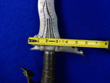 Antique 19 Century Philippines High Rank Official Moro Kris Sword w/ Scabbard