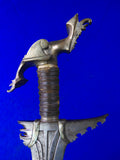 Antique 19 Century Philippines High Rank Official Moro Kris Sword w/ Scabbard
