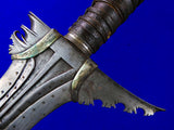Antique 19 Century Philippines High Rank Official Moro Kris Sword w/ Scabbard