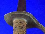 Antique 19 Century US Civil War Navy Cutlass Sword Swords