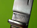 Antique Old 1920s British English Wade & Butcher Sheffield Boone Skinner Knife