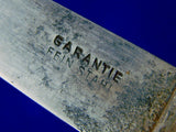 RARE Antique Old German Germany WWI WW1 Garantie Fein Stahl Boot Fighting Knife Knives w/ Scabbard