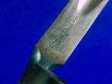 Antique British English 19 Century Martini Henry Socket Bayonet w/ Scabbard