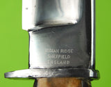 Vintage British English Indian Ridge Sheffield Fighting Hunting Stag Knife