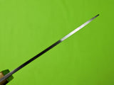 Vintage US Browning Tracker Drop Point Hunting Knife 3018217 w/ Sheath Box