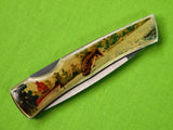 Vintage US Case XX Bass Scene 059L SS Folding Pocket Knife w/ Box