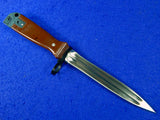 Vintage Chinese China Dagger Bayonet Fighting Knife w/ Scabbard Box