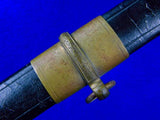 Antique US Civil War Presentation Grade German Import Engraved Sword Swords w/ Scabbard