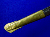 Antique US Civil War Presentation Grade German Import Engraved Sword Swords w/ Scabbard