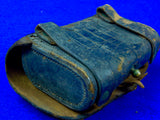 US Civil War Leather Ammo Pouch Converted for Use w/ Cartriges
