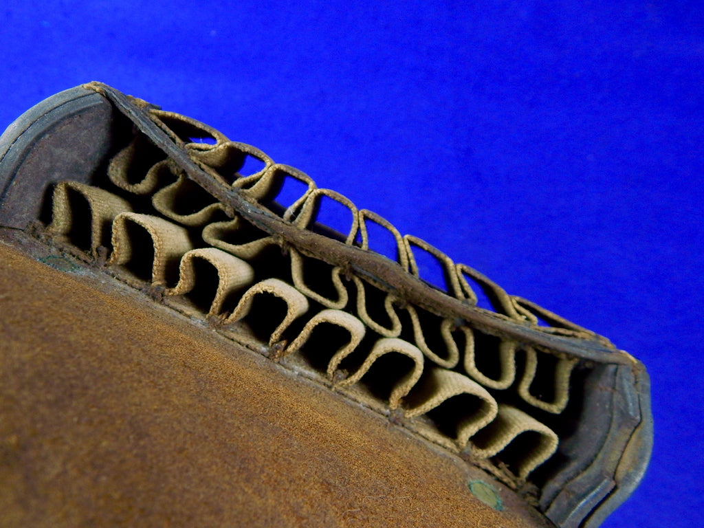 US Civil War Leather Ammo Pouch Converted for Use w/ Cartriges