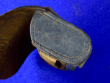 US Civil War Leather Ammo Pouch Converted for Use w/ Cartriges
