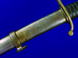 Vintage Aged Replica of Antique US Civil War Artillery Ames Sword Swords w/ Scabbard