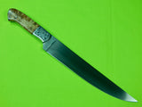Custom Handmade CLAUDE MONTJOY Clinton South Carolina Large Bowie Knife Knives