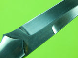 Custom Handmade CLAUDE MONTJOY Clinton South Carolina Double Edge Fighting Knife Knives