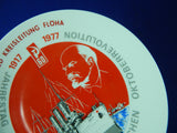 East German Germany 1977 60 Years Soviet Union October Revolution Commemorative Plate