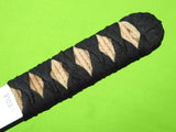 Custom Made Handmade Early Bill Siegle Japanese Tanto Style Knife w/ Scabbard