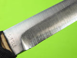 Custom Made Handmade Early Bill Siegle Japanese Tanto Style Knife w/ Scabbard