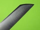 Custom Made Handmade Early Bill Siegle Japanese Tanto Style Knife w/ Scabbard