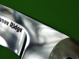 Custom Made Handmade Shawnee Ridge Stag Handle Hunting Knife w/ Sheath