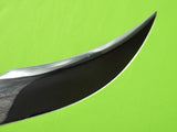 US Custom Made Handmade Large Hunting Fighting Stag Handle Silver Guard Knife
