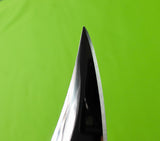 US Custom Made Handmade Large Hunting Fighting Stag Handle Silver Guard Knife